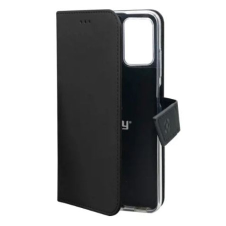 Custodia celly wally samsung galaxy a13 5g/a04s nero [wally1028]