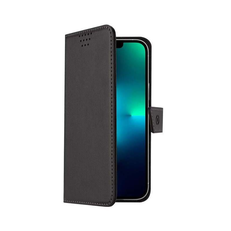 Custodia cellly wallymag per cellulare iphone 14 nero [wallymag1024bk]