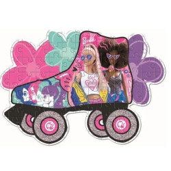 Puzzle clementoni una collezione unica di barbie per bambini 104pz
