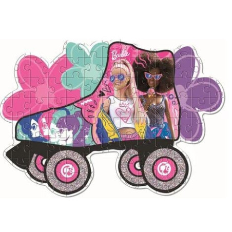 Puzzle clementoni una collezione unica di barbie per bambini 104pz