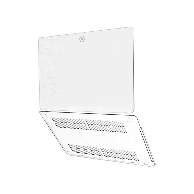 Custodia notebook celly shieldair13m2 per macbook air 13 m2 trasparente