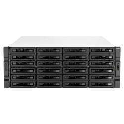 Storage nas qnap 2.6ghz/64gb/ddr4/nero/bianco [ts-h3087xu-rp-e2378-64g]