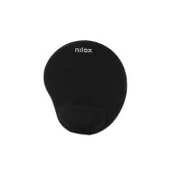 Mousepad nilox ergonomico nero [nxmpe01]