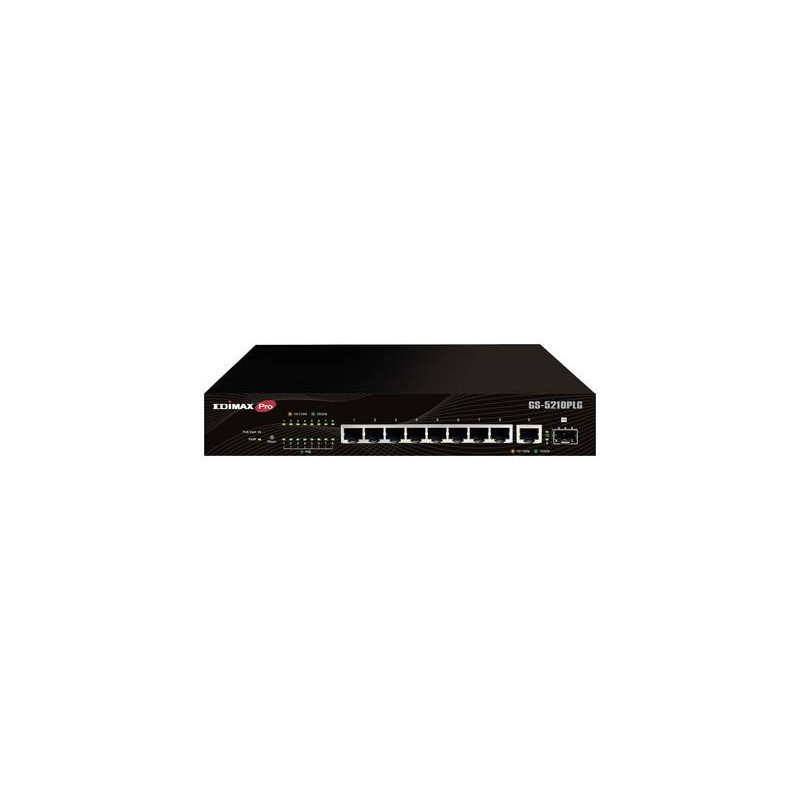 Switch edimax gs-5210plg 10-porte gigabit poe+ web smart