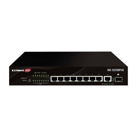 Switch edimax gs-5210plg 10-porte gigabit poe+ web smart