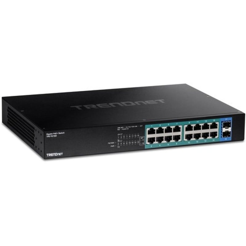 Switch trendnet tpe-tg182 16x rj-45 10/100/1000 poe+ 2x sfp