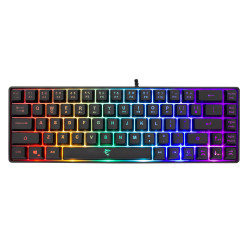 Tastiera white shark ronin gk-2201 gaming led rgb nero