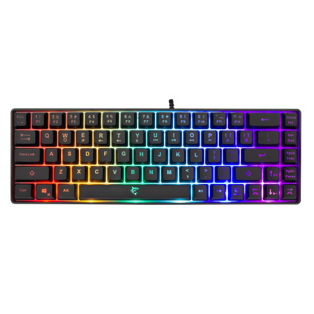 Tastiera white shark ronin gk-2201 gaming led rgb nero