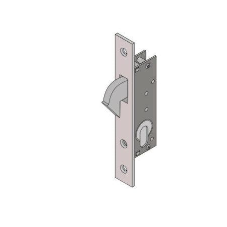 Serratura montanti welka acciaio nichelato [10625010]