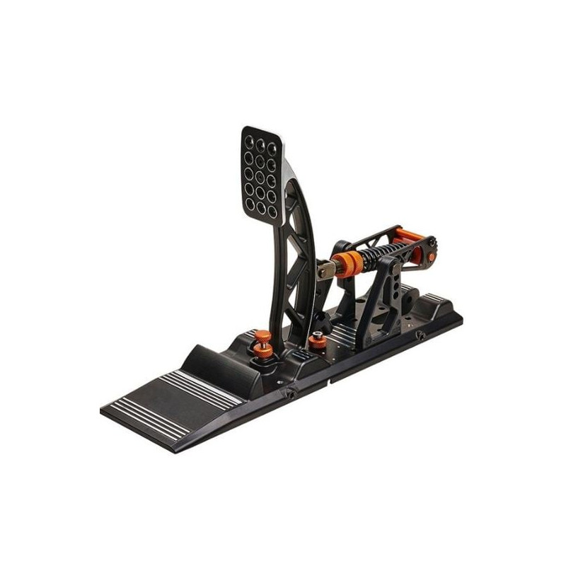 Pedeliera asetek acceleratore invicta clutch system nero/arancione