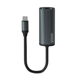 Adattatore di rete savio ak-56 usb-c 3.1usb-c 3.1 gen