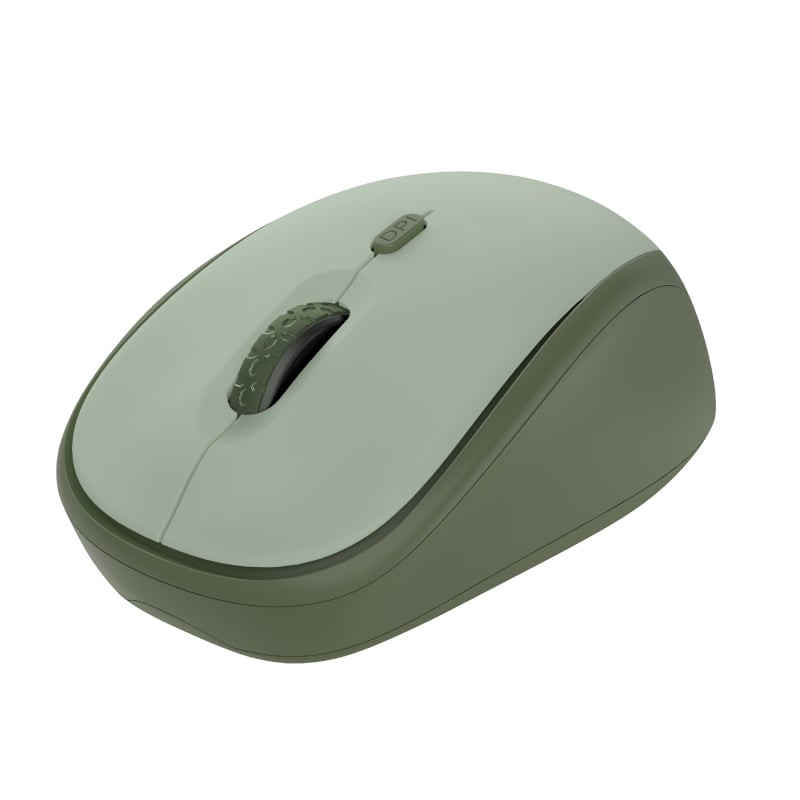 Mouse trust 24552 yvi+ wireless 1600dpi usb-a nero-verde