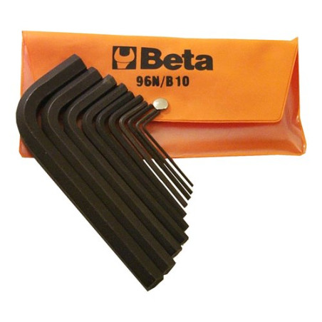Chiavi brugola brunite 1,5/12 pz.10 96/nb10 beta [beta ]