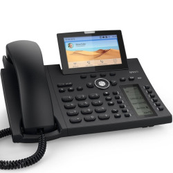 Telefono voip snom d385n nero [4600]