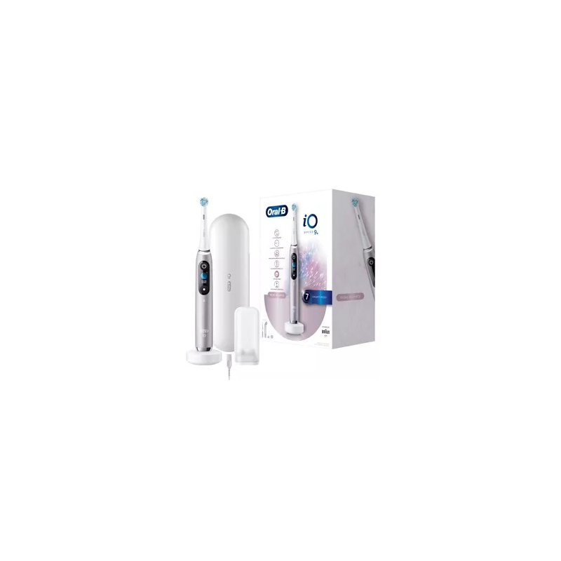 Spazzolino elettrico braun oral-b io series 9n quarzo-rosa
