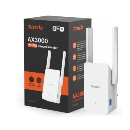 Wireless extender tenda wi-fi/1000 mbit/s/dual-band/bianco