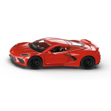 Modellino siku chevrolet corvette c8 stingray 1:50 rosso [wnsiks0cc023592]