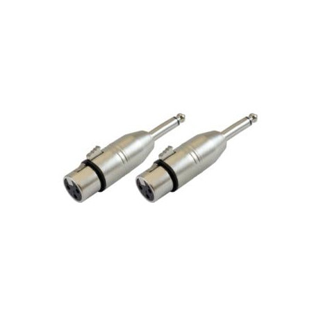 Connettore audio ridem rdm cn6 xlr f/jack 6.3mm mono