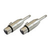 Connettore audio ridem rdm cn6 xlr f/jack 6.3mm mono
