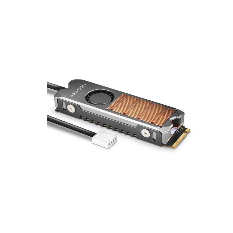 Radiatore ssd axagon clr-m2fan con ventola da 13mm [clr-m2fan]