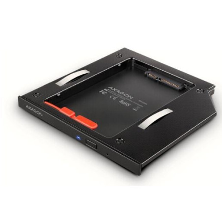 Adattatore hard disk axagon rss-cd09 per unita' ottica ssd/hdd