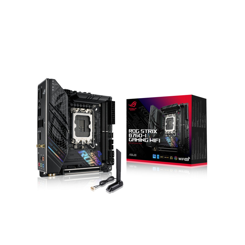 Scheda madre asus rog strix b760-i gaming wifi lga1700 [90mb1d90-m0eay0]