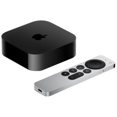 Mediaplayer apple tv 4k 3.gen wi-fiÂ 64gbÂ nero [mn873t/a]