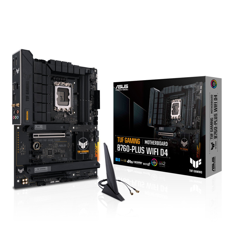 Scheda madre asus tuf b760-plus gaming d4 wifi lga1700 [90mb1df0-m0eay0]