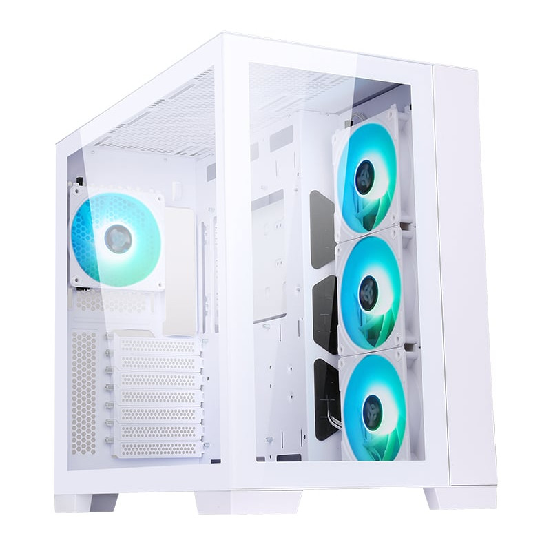 Case itek dark cave argb atx/micro atx/mini-itx bianco [itgcadcagw]