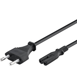 Cavo alimentazione c7 a italiana 5m/nero