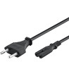 Cavo alimentazione c7 a italiana 5m/nero
