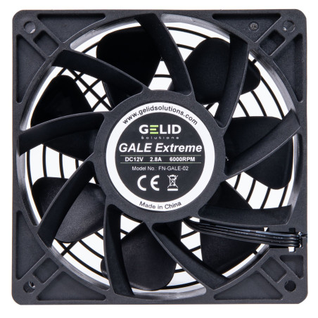 Ventola 120x120 gale extreme 12v/500-6000 rpm/nero