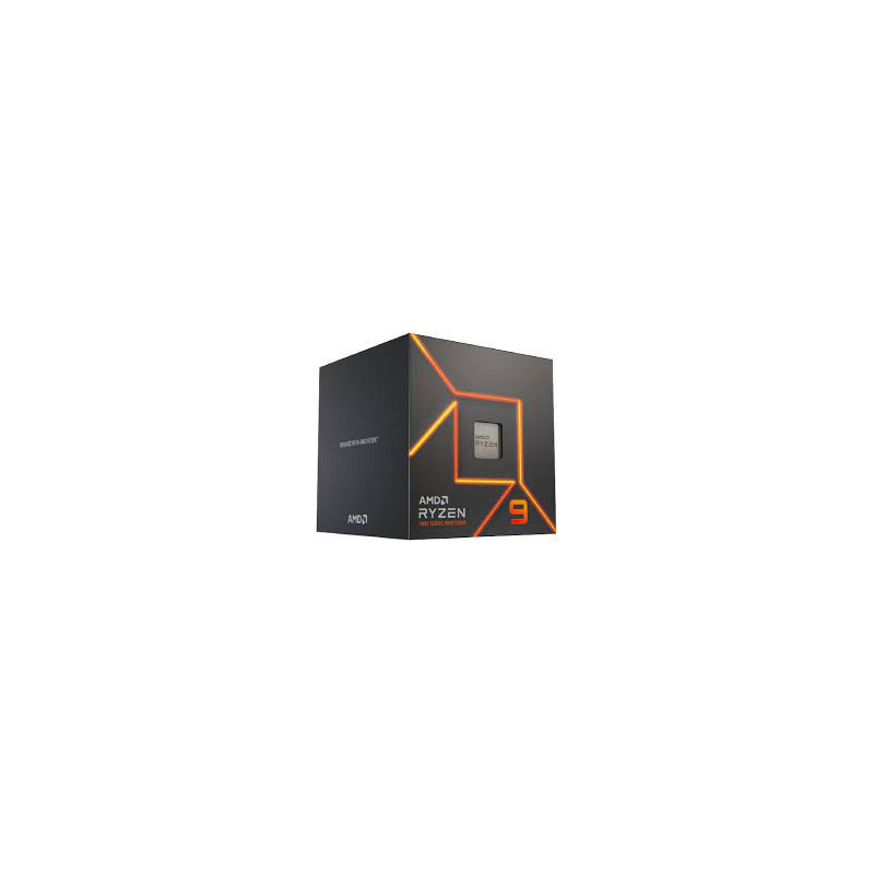 cpu amd ryzen 9 7900 4000 am5 wraith prism rgb cooler [100-100000590box]