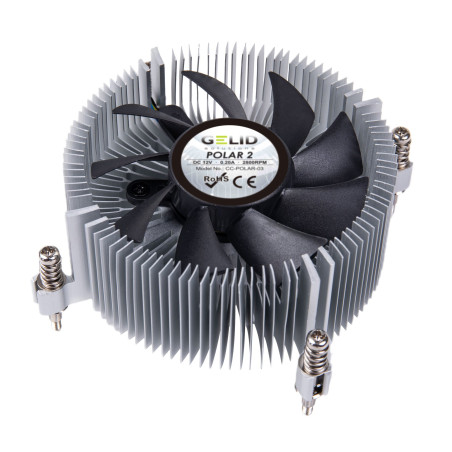 Dissipatore cpu gelid polar2 a basso profilo per intel
