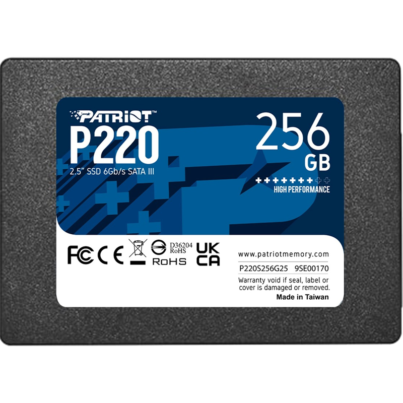 Ssd 256gb patriot 550/490 p220 sa3 [p220s256g25]