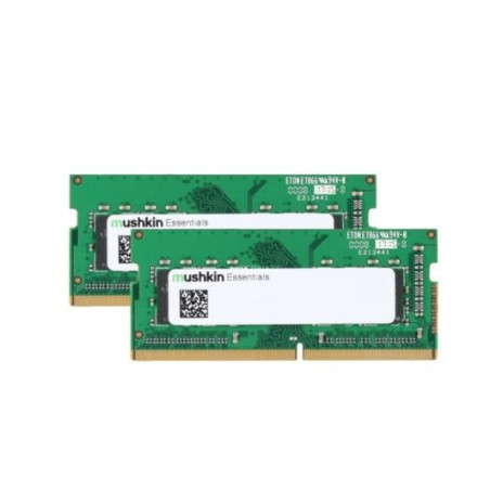 Ram so-dimm 32gb mushkin essentials 2933mhz/2x16gb/verde [mes4s293mf16gx2]