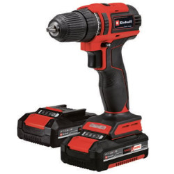 Trapano avvitatore einhell te-cd 18/40 li a batteria nero/rosso