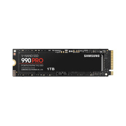 Ssd 1tb samsung m.2 990 pro nero [mz-v9p1t0bw]