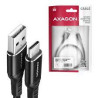 Cavo usb axagon tipo-a/c 1.5m nero [bucm-am15ab]