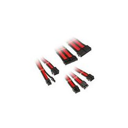 Kit cavi di prolunga kolink core adept nero/rosso [coreadept-ek-brd]