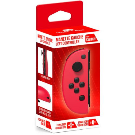 Controller joycon sinistro freaks and geeks per nintendo switch rosso