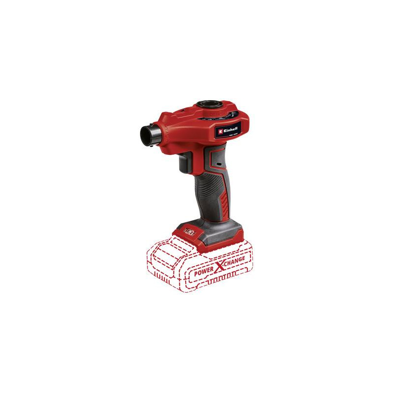 Pompa pneumatica a batteria einhell ce-ap 18 li-solo nero/rosso