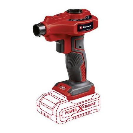 Pompa pneumatica a batteria einhell ce-ap 18 li-solo nero/rosso