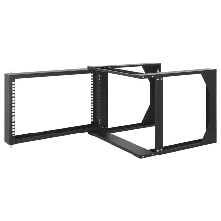 Armadio a muro 19'' open frame 2 montanti 6u/nero