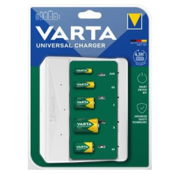 Caricabatterie universale varta charger bianco [var]