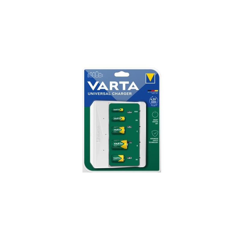 Caricabatterie universale varta charger bianco [var]