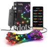 Luce led di natale twinkly dots 60 led rgb 6m multicolore [twd060stp-b]