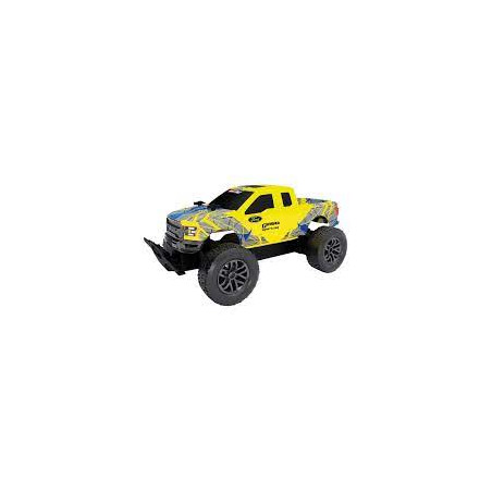 Automodello radiocomandato carrera rc ford f-150 raptor giallo/blu