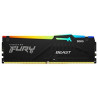 Ram dimm ddr5 8gb kingston fury beast 6000mhz cl36 1pz nero [kf560c36bbea-8]