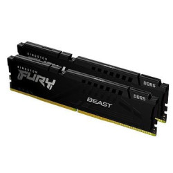 Ram dimm ddr5 16gb kingston fury beast 5600mhz cl36 2pz nero [kf556c36bbek2-16]